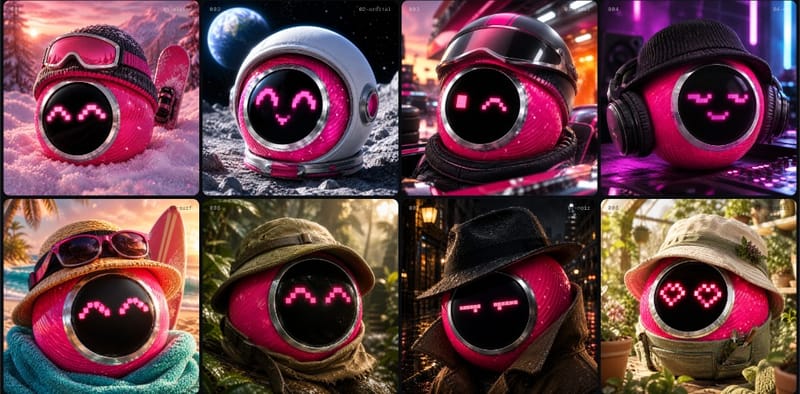 Polybot avatar grid