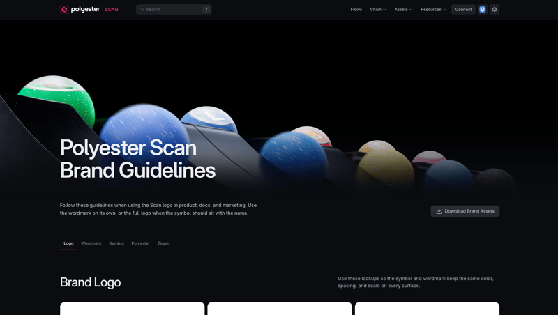 Polyester Scan brand guidelines