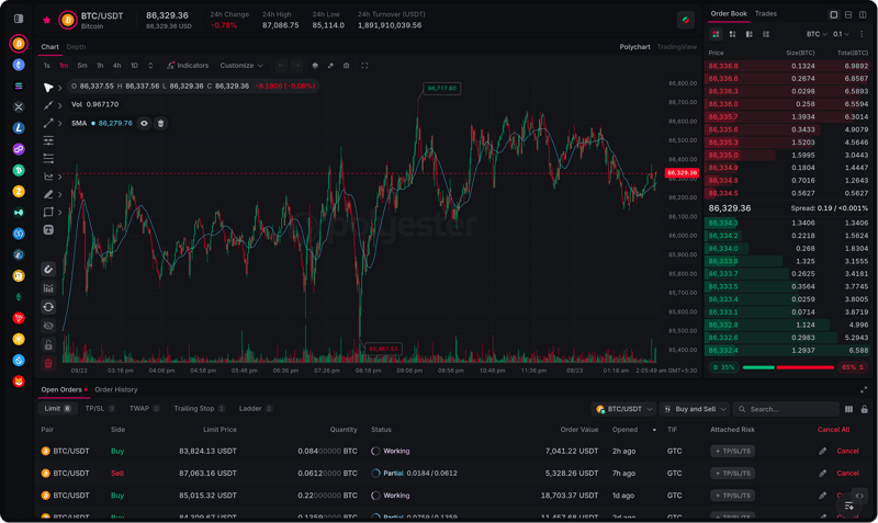 Polyester Trading UI