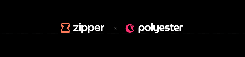 Zipper and Polyester partnership lockup